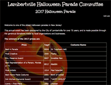 Tablet Screenshot of halloween08530.com